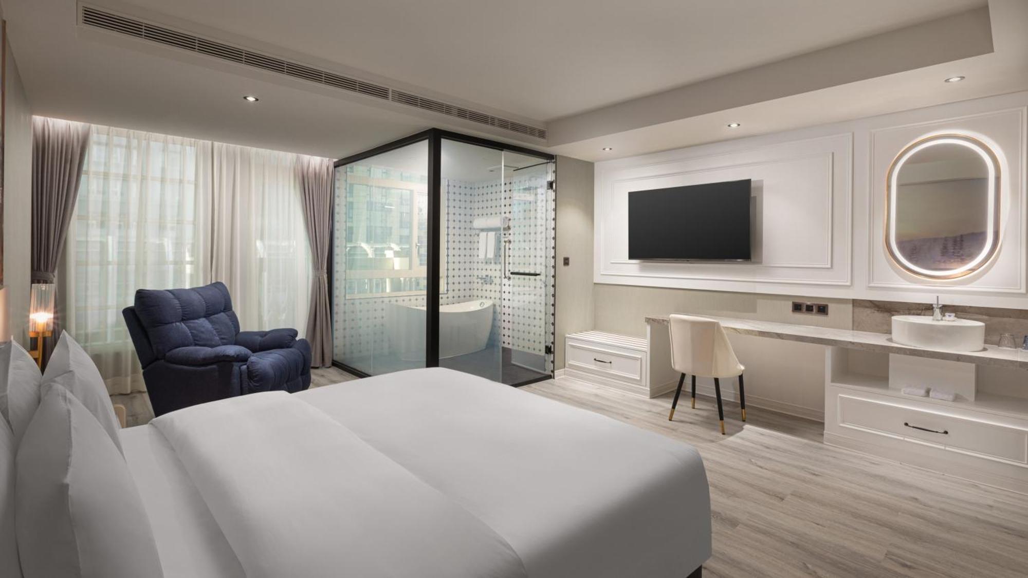 Tryp By Wyndham New Taipei Linkou 新北林口爵怡溫德姆酒店機場捷運mrta9林口站 Extérieur photo