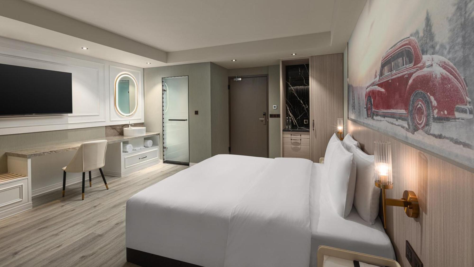 Tryp By Wyndham New Taipei Linkou 新北林口爵怡溫德姆酒店機場捷運mrta9林口站 Extérieur photo